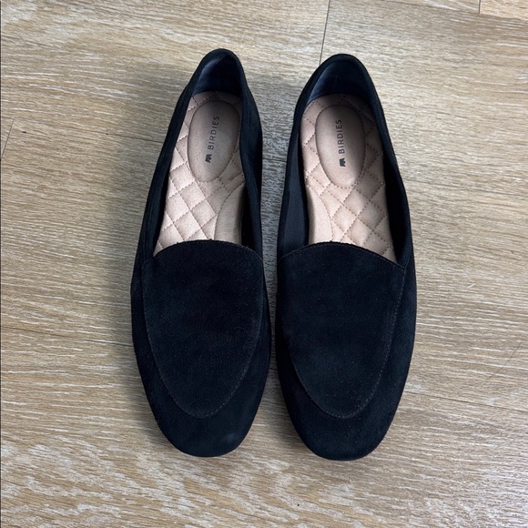 Birdies Vesper Black Suede Loafer Flats Smoking Slipper Size 7.5 - Picture 5 of 14